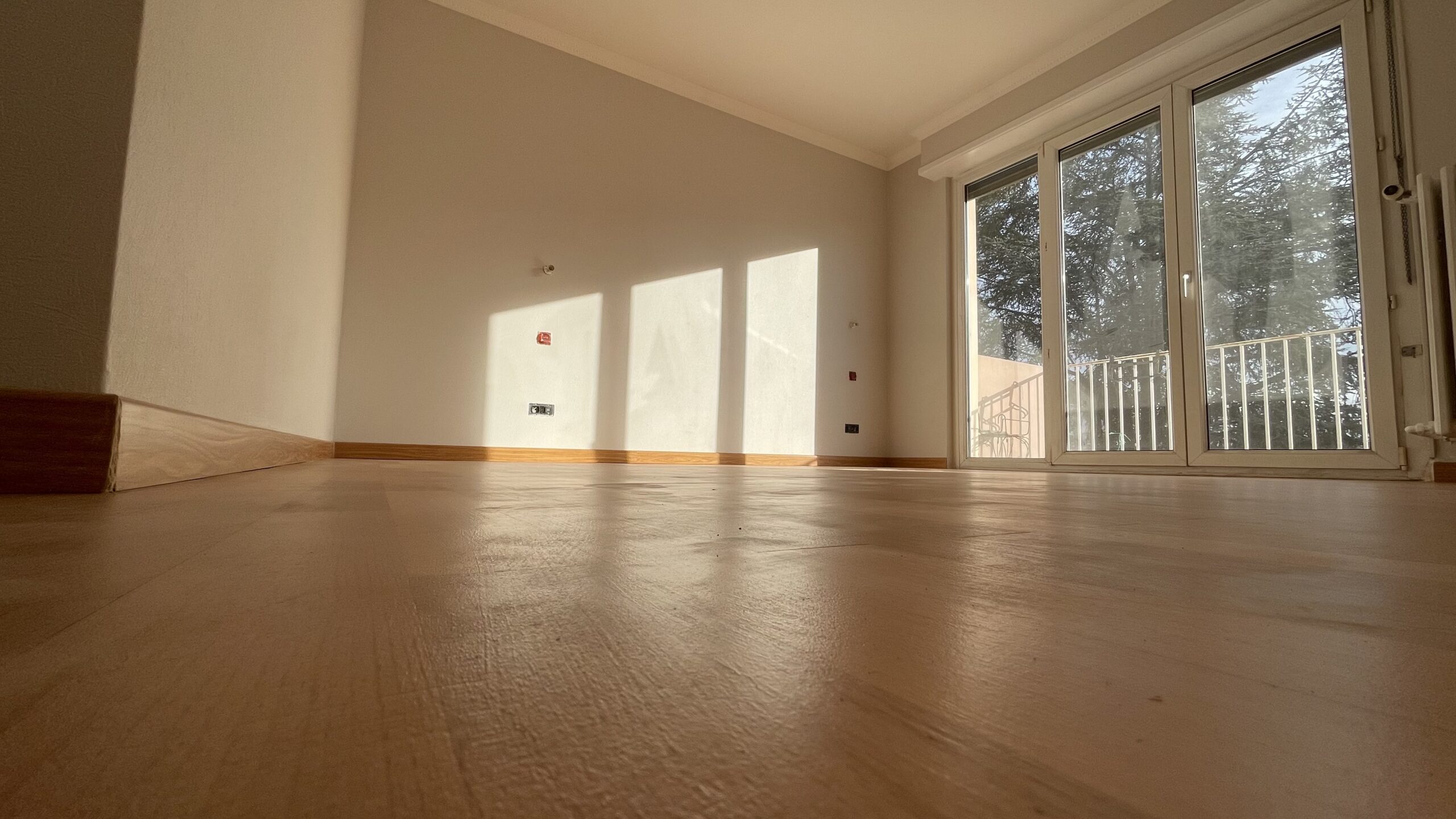 Parquet lors de la rénovation complète d'une appartement