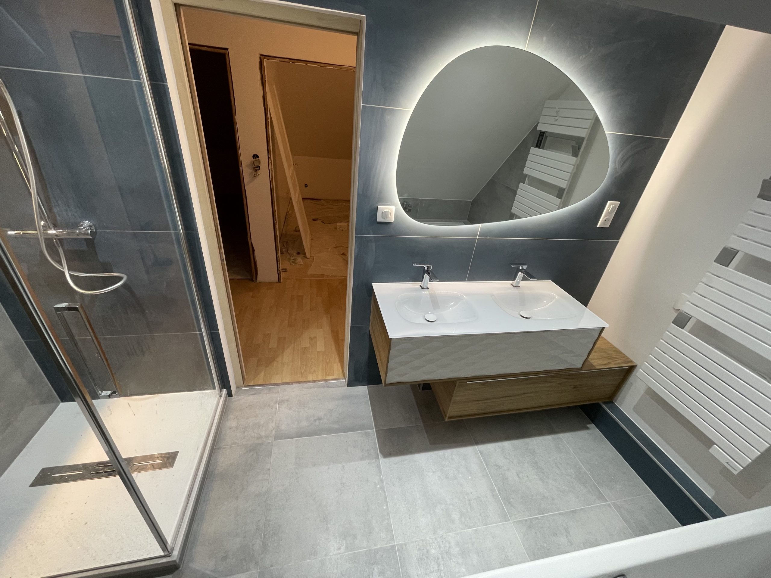 Illustration rénovation salle de bain